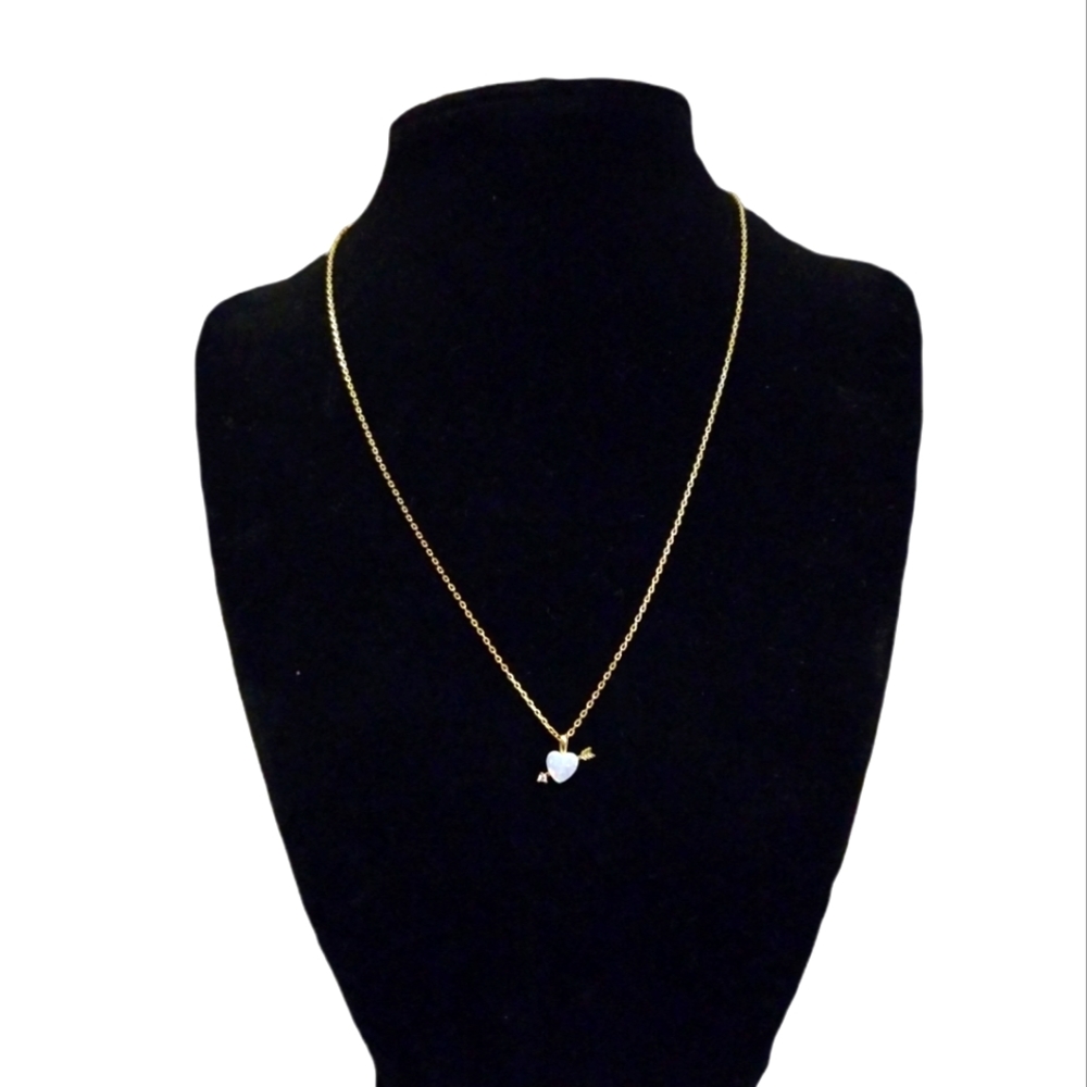 Cupid Arrow Heart Pendant